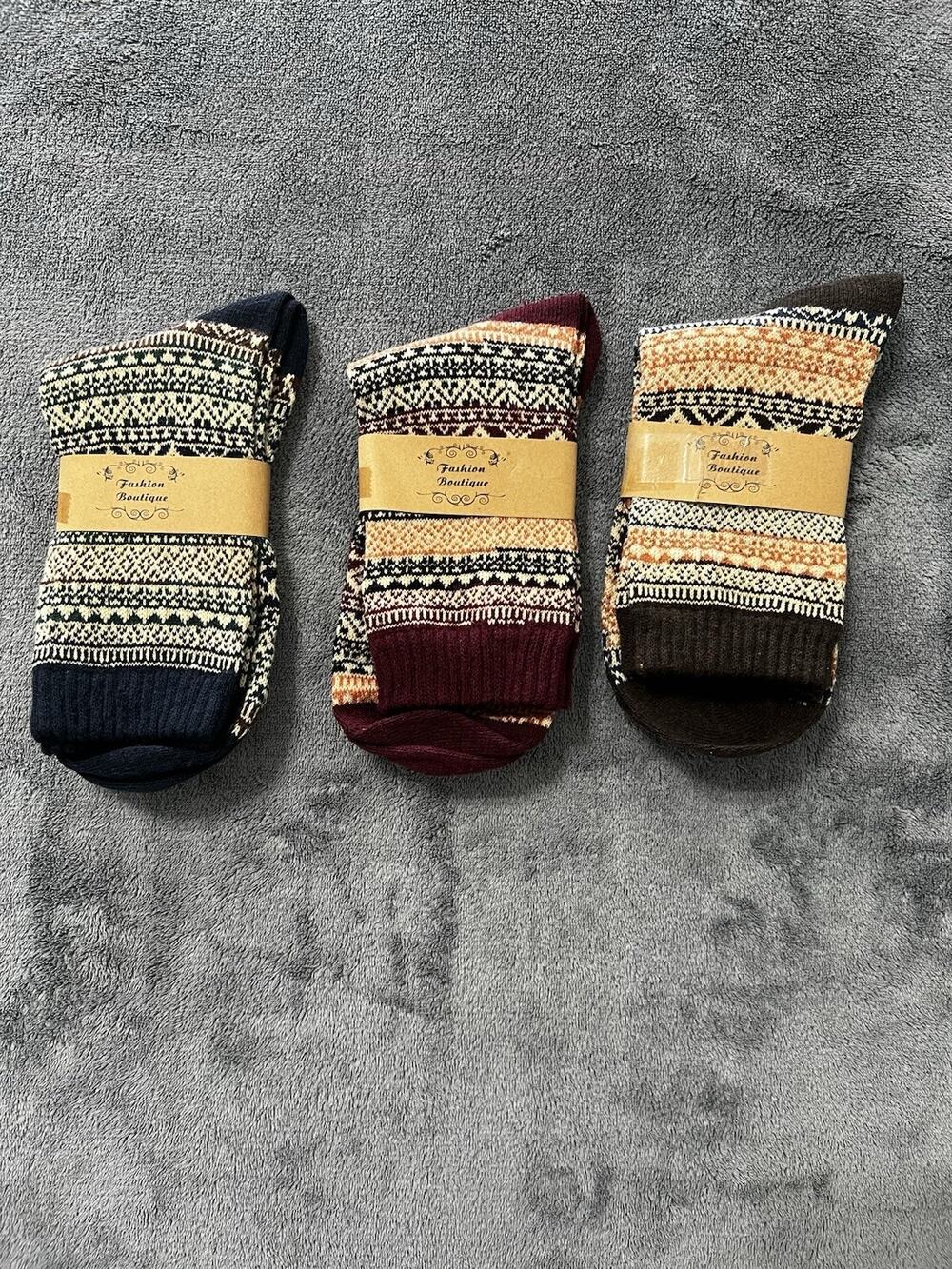 3 Fashion Boutique Wool Blend Women’s Sock